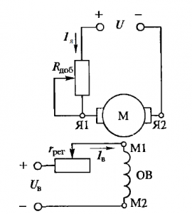 Возбуждение двигателя постоянного тока